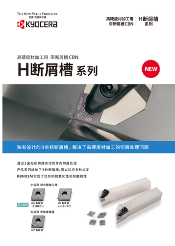 CBN用断屑槽H系列